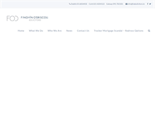 Tablet Screenshot of fodsolicitors.ie